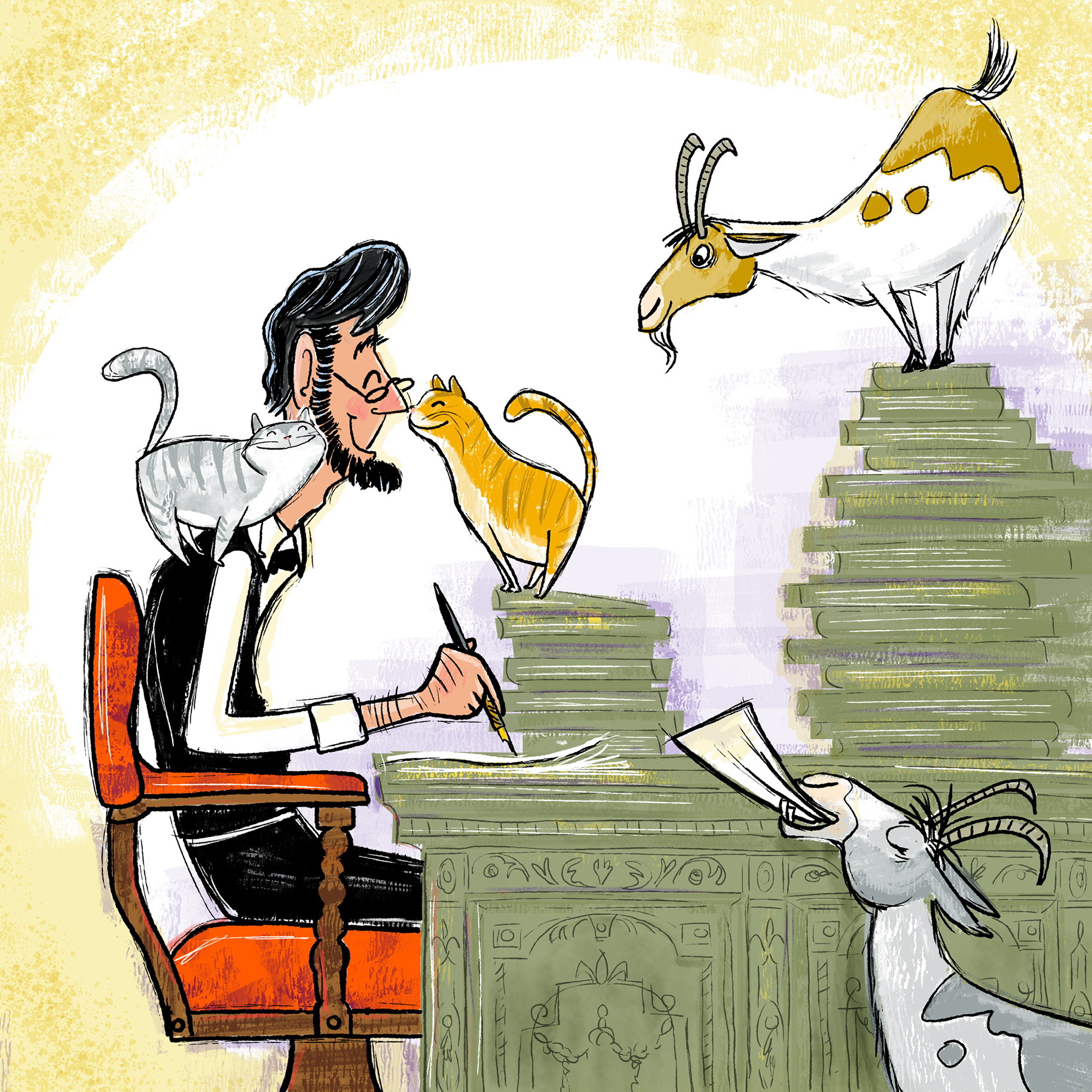 Szalay_Abe and cats 2.jpg